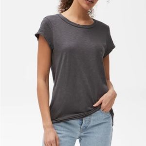 Michael Stars Women's Supima Cotton Crew Neck Trudy Short Sleeve Tee Size small